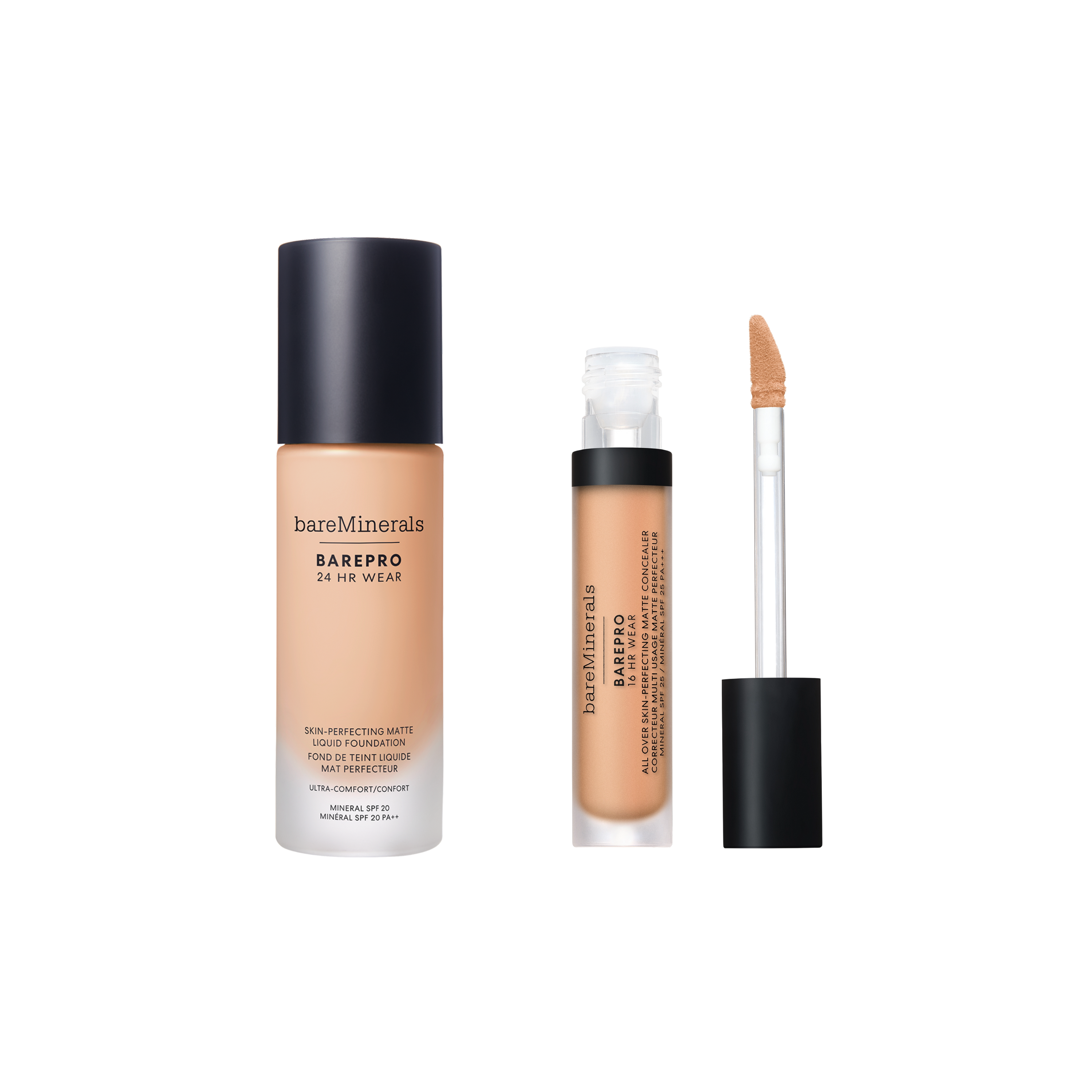 BAREPRO® Skin-Perfecting Matte Liquid Foundation & Concealer Bundle view 1