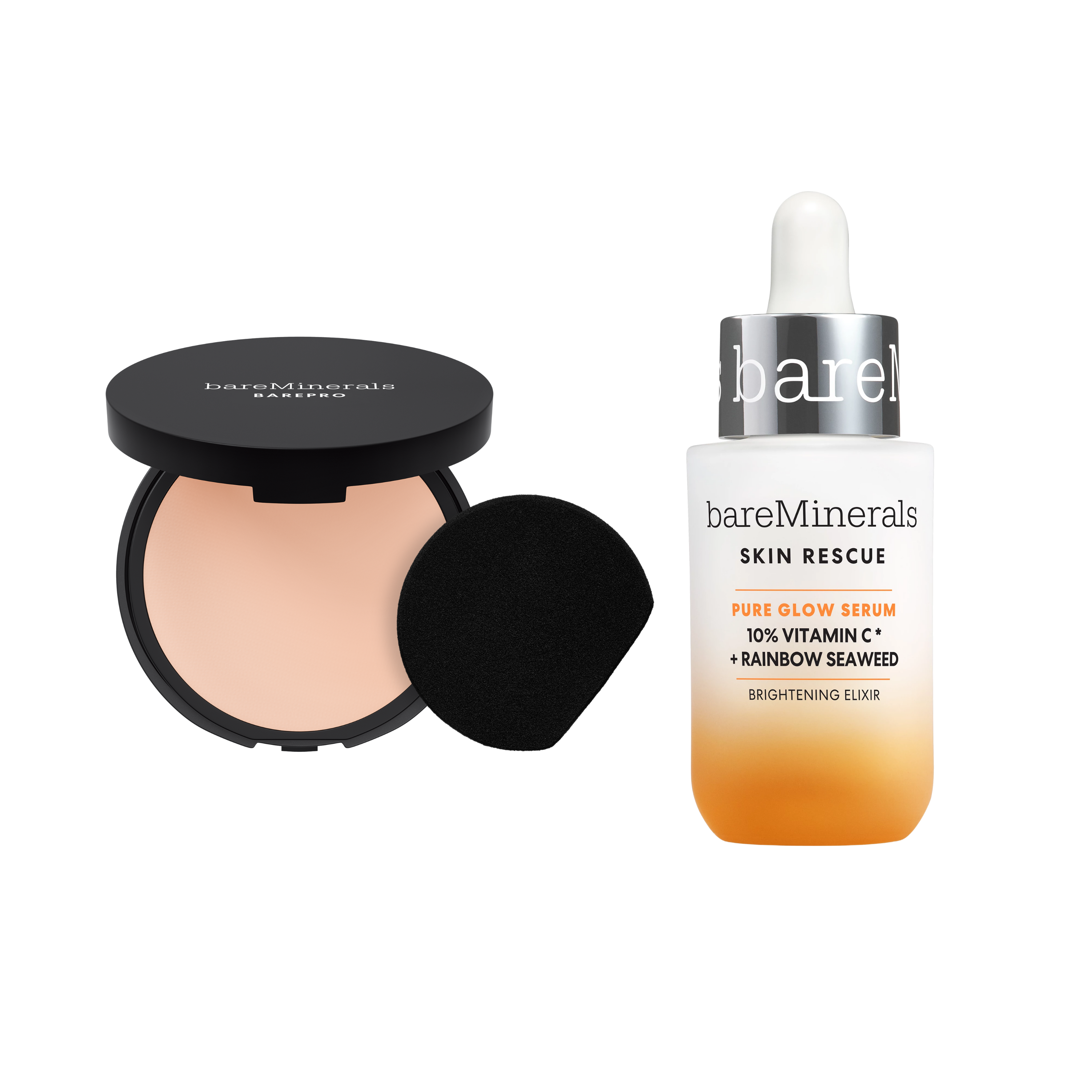 BAREPRO® 24HR Powder Foundation & Pure Glow Serum Set view 1