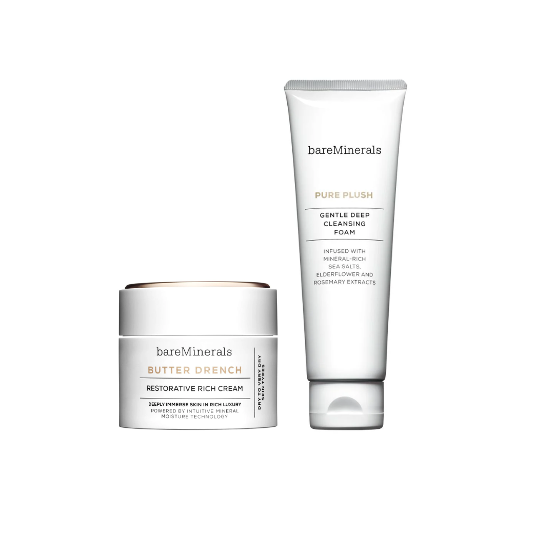 Butter Drench™ Restorative Rich Cream & Pure Plush Gentle Deep Cleansing Foam Bundle view 1